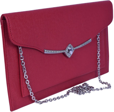 

Gorgeous Women Evening/Party Red Leatherette Sling Bag
