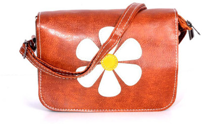 

Frosty Fashion Women Casual Tan PU Sling Bag