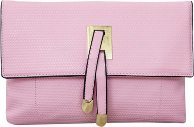 

Heels & Handles Women Casual Pink Leatherette Sling Bag