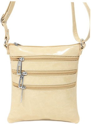 

Miss Sunshine Women Casual Beige PU Sling Bag