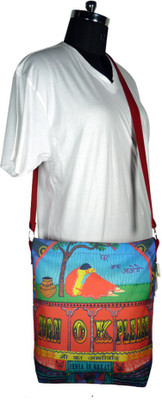 

Authentic Women Casual Multicolor Cotton Sling Bag