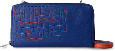 

Baggit Women Casual Blue PU Sling Bag