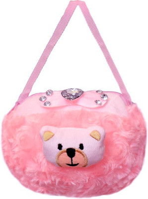 

AARIP Girls Casual Pink Velvet Sling Bag