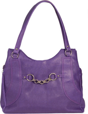 

Giant Roots Women Casual Purple Leatherette Shoulder Bag