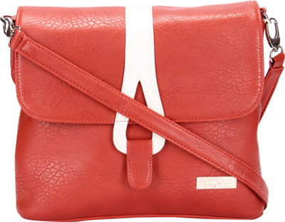 

Starz Women Casual Red, White PU Sling Bag