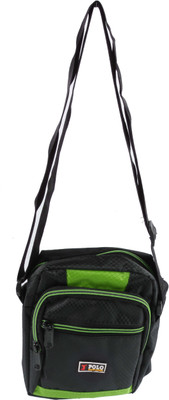 

Bagathon India Girls Casual Green Cotton Sling Bag