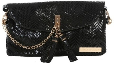 

Lino Perros Women Casual Black PU Sling Bag