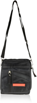 

Anni Creation Men Formal Black Polyester Sling Bag