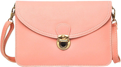 

Hawai Women Casual Orange PU Sling Bag