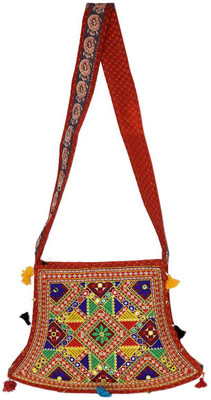 

Groovy Girls Casual Multicolor Cotton Sling Bag