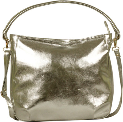 

AFRE Women Evening/Party Gold PU Shoulder Bag