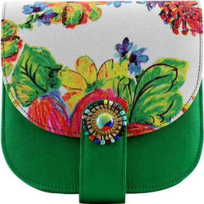 

Pracce Girls Casual Multicolor Cotton Sling Bag