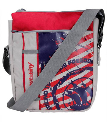 

Outshiny Men & Women Casual Red Polyester Sling Bag