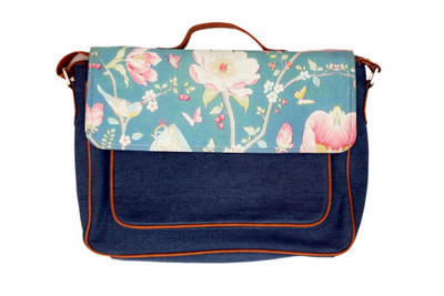 

Shor Sharaba Women Casual Multicolor Denim Satchel