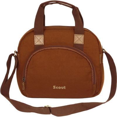 

Scout Men & Women Casual Brown Canvas Sling Bag