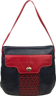 Hidesign Women Formal Blue, Pink Genuine Leather Sling Bag