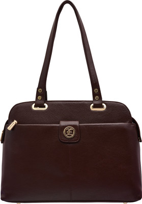 

JFL - Jewellery for Less Women Formal Brown Genuine Leather Hand-held Bag