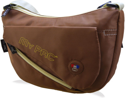 

My Pac Db Women Casual Brown Polyester Sling Bag