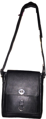 

Apnav Boys Casual Black Leatherette Sling Bag