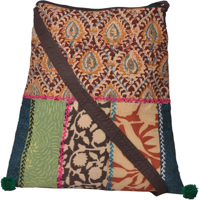 

Style and Culture Women Casual Multicolor Cotton Sling Bag