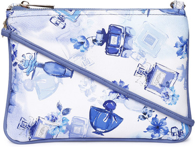 

Cappuccino Women Casual Blue Leatherette Sling Bag