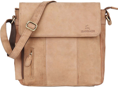 

Leaderachi Men & Women Casual, Formal, Sports Brown Genuine Leather Sling Bag
