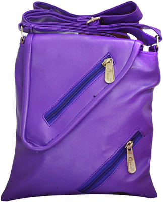 

JG Shoppe Women Casual Purple Polyester Sling Bag