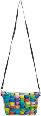 

Heels & Handles Women Casual Multicolor PU Sling Bag