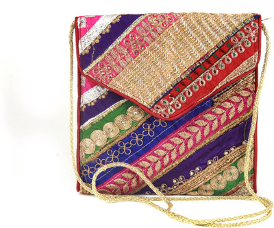 

Dyuthi Creations Women Casual Red Velvet Sling Bag