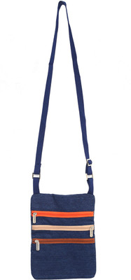 

Bagaholics Men & Women Casual Multicolor Denim Sling Bag