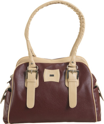

Goodwill Leather Art Women Casual Brown, Beige PU Shoulder Bag, Beige;brown