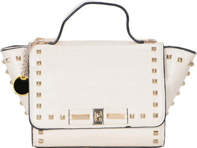 

Crawler Girls Casual Beige Leatherette Satchel