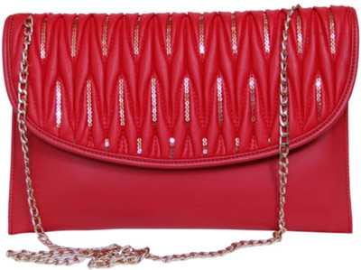 

Sandy Winds Girls Evening/Party Red Leatherette Sling Bag
