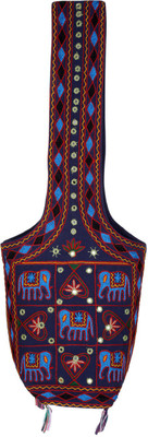 

Rajrang Women Casual Blue Cotton Sling Bag