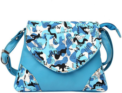 

Hawai Women Casual Blue PU Sling Bag