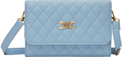 

Hawai Women Casual Blue PU Sling Bag