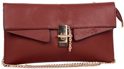 

Trendberry Women Brown PU Sling Bag