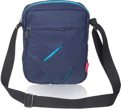 Cosmus Men Casual Blue Polyester Sling Bag
