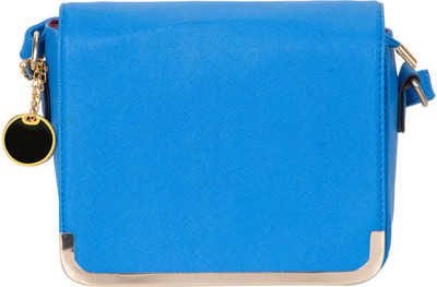 

Ejebo Girls Casual Blue Leatherette Sling Bag