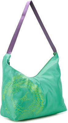 

Fastrack Women Casual Green PU Sling Bag