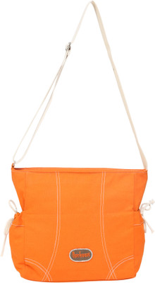 

Anekaant Women Casual Orange Cotton Sling Bag