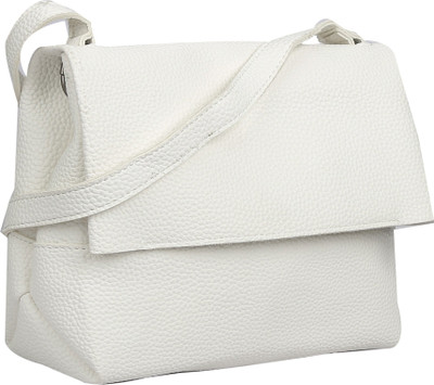 

Legal Bribe Women Formal White PU Sling Bag