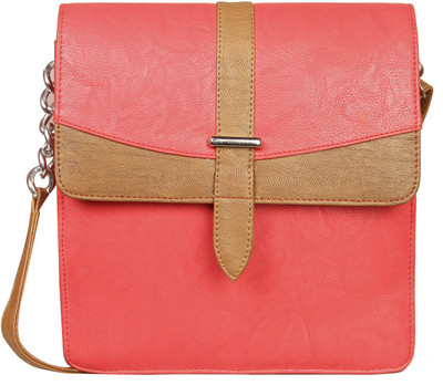 

Louise Belgium Women Casual Red Leatherette Sling Bag