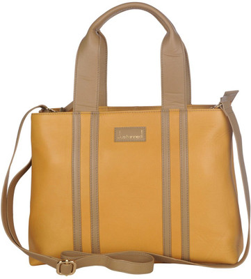 

Justanned Women Casual Yellow Genuine Leather Sling Bag