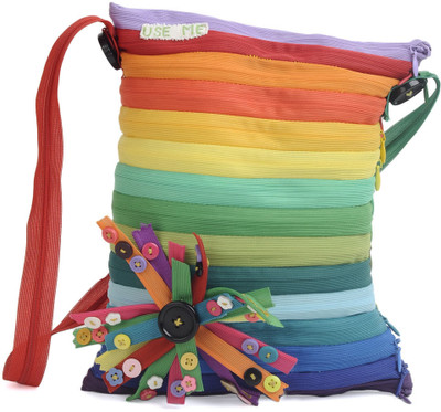 

Use Me Women Casual Multicolor Polyester Sling Bag