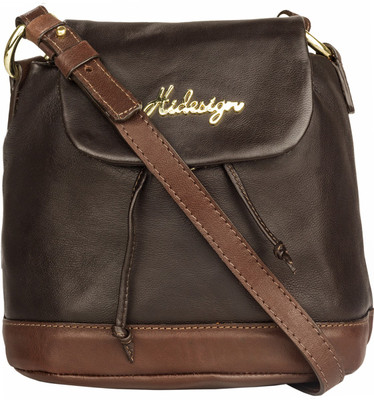 

Hidesign Women Formal Brown Genuine Leather Sling Bag