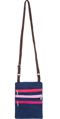 

Bagaholics Men & Women Casual Multicolor Denim Sling Bag