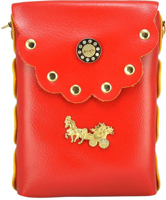

MOOI-ZAK Girls Evening/Party Red PU Sling Bag