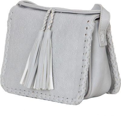 

Crawler Girls Casual Grey Leatherette Sling Bag