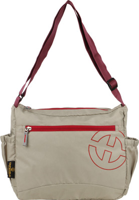 

Tanworld Boys & Girls Casual Beige Polyester Messenger Bag